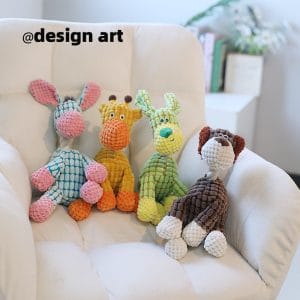 Plush sound toy, grinding teeth, bite resistant interactive pet dog toy