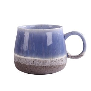 Office large capacity glazed ceramic mug